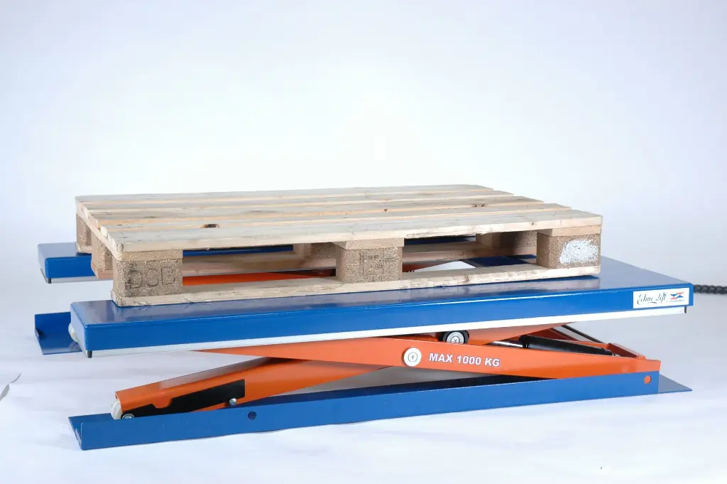 CUB 1000: piattaforma elevatrice ribassata 1000 kg