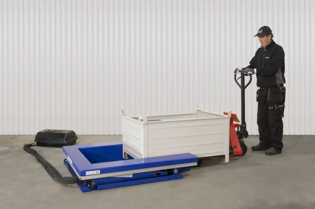 ALT 1500UE: sollevatore ribaltatore per pallet 1500 kg