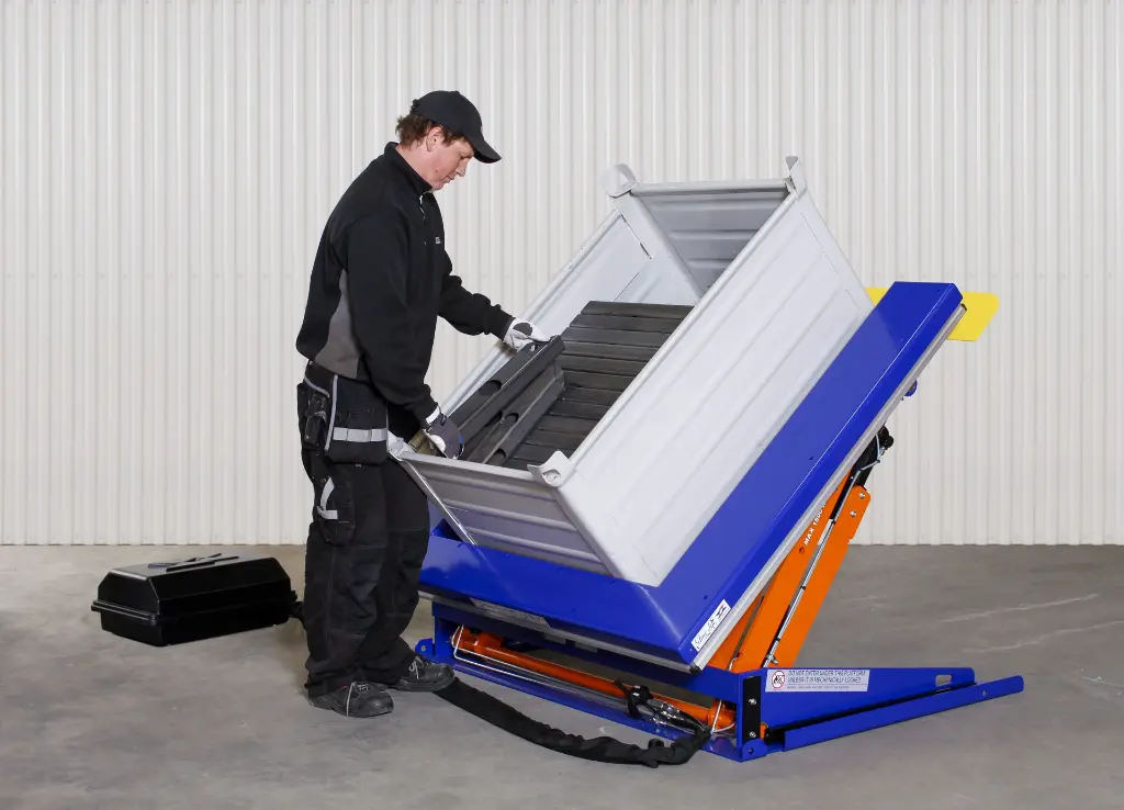 ALT 1500U: sollevatore ribaltatore per pallet 1500 kg