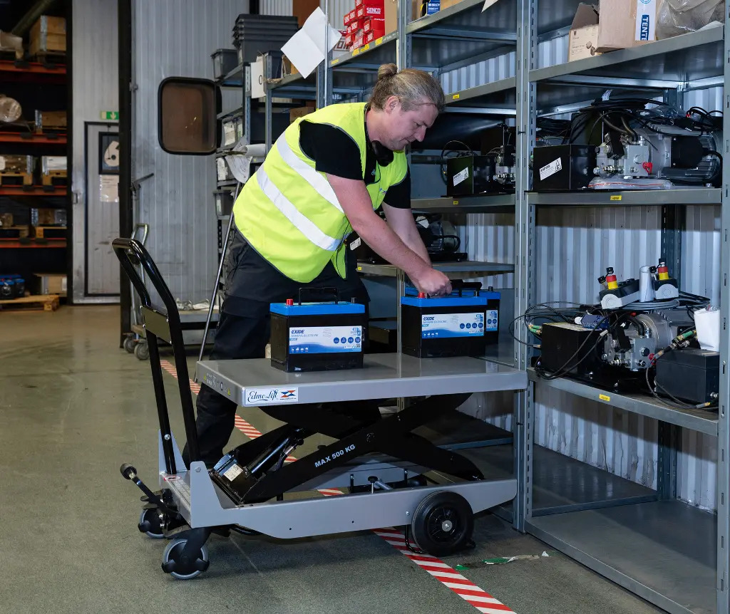 TZ 503: carrello a pantografo manuale 500 kg