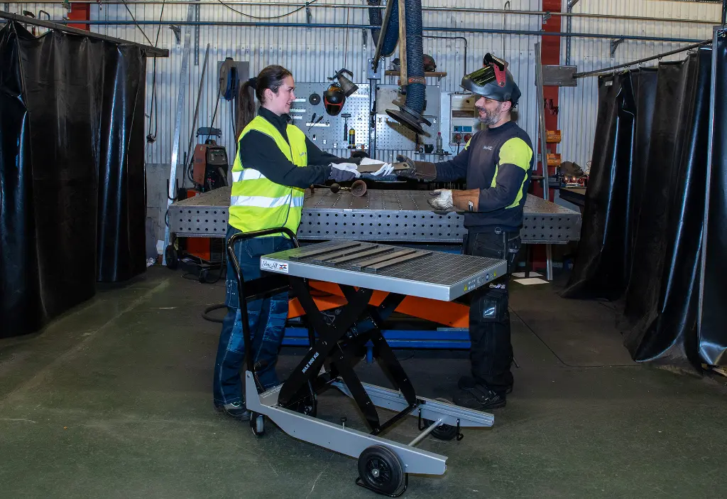 TZ 503: carrello a pantografo manuale 500 kg