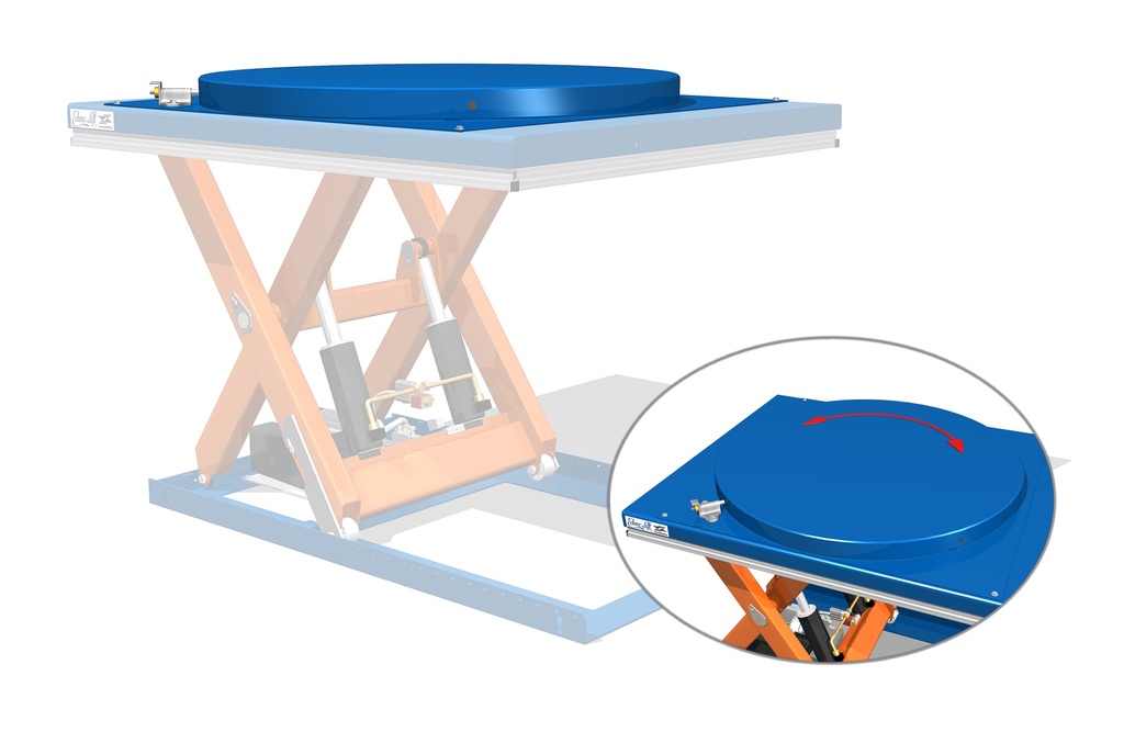 Turntable for Lifting Platforms
