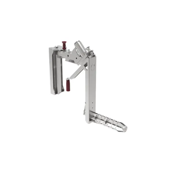 Pinza girevole per bobine con rotazione 90° 80 Kg Estesa