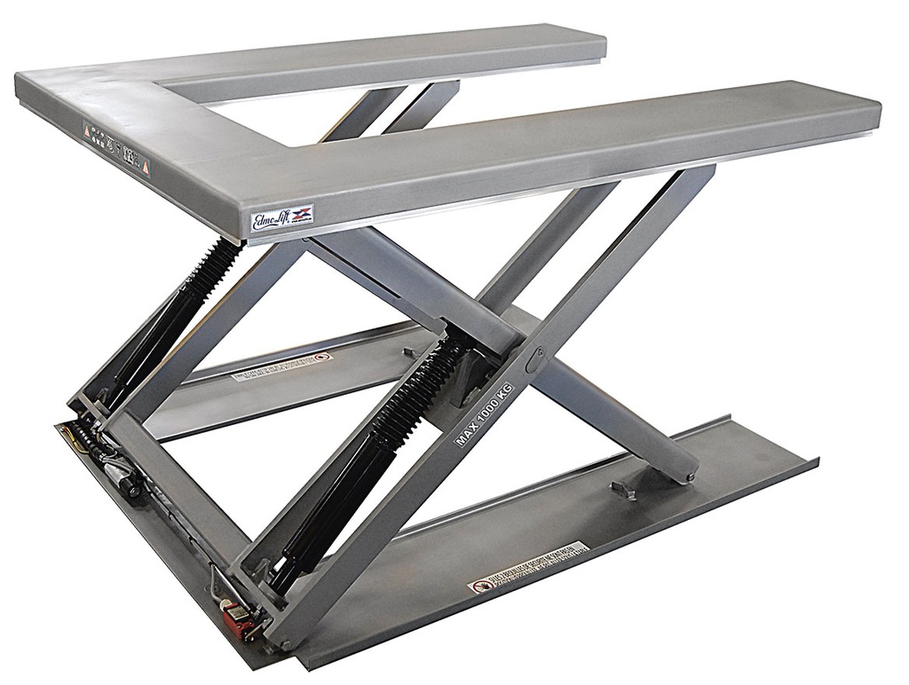 TUB 1000 SS: tavolo elevatore inox 1000 kg